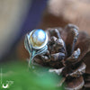 Bague "Flore" Labradorite en Argent 925, ajustable - Illustrations & Bijoux fantaisie ClairObscur Art