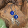 Boucles d'Oreilles Fantaisie Lapis lazuli - Illustrations & Bijoux fantaisie ClairObscur Art