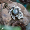 Collier "Aïna" Labradorite - Illustrations & Bijoux fantaisie ClairObscur Art