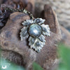 Collier "Aïna" Labradorite - Illustrations & Bijoux fantaisie ClairObscur Art