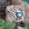 Collier "Astrea" Labradorite - Illustrations & Bijoux fantaisie ClairObscur Art