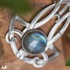 Collier "Astrea" Labradorite - Pièce unique ! - Illustrations & Bijoux fantaisie ClairObscur Art