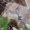 Collier "Sylmëa" Labradorite - Illustrations & Bijoux fantaisie ClairObscur Art