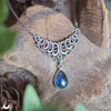 Collier "Sylmëa" Labradorite - Illustrations & Bijoux fantaisie ClairObscur Art